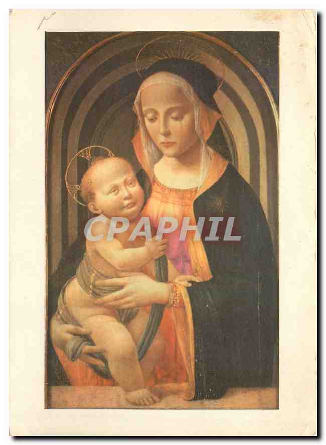 CPM Les Chefs D'oeuvre du Musee de Lille Sandro di Marino Filippe dit Boticelli La Vierge et l'Enfan