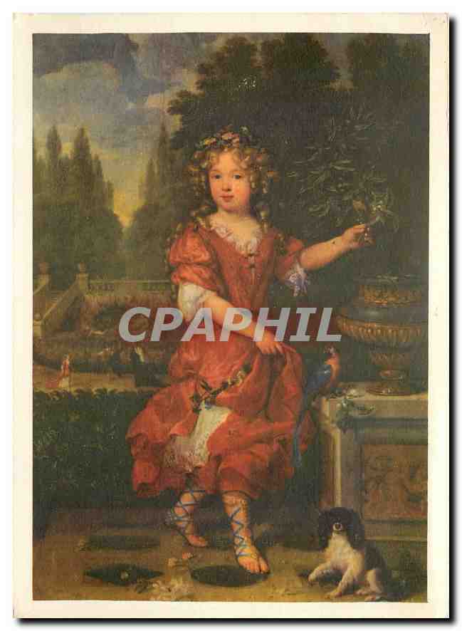 CPM Peinture Hollandaise Constantin Netscher 1668 1723 Musee du Louvre 