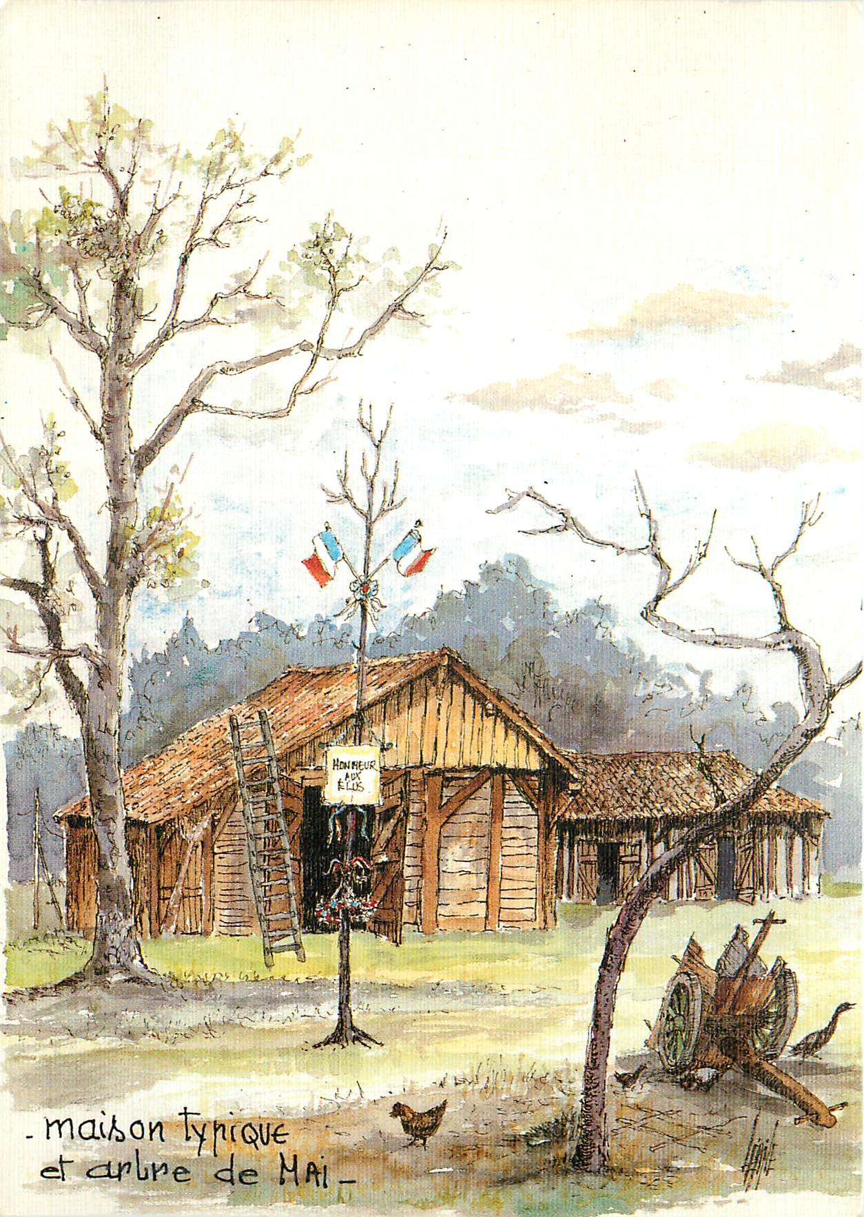 CPM Maison Typique 
