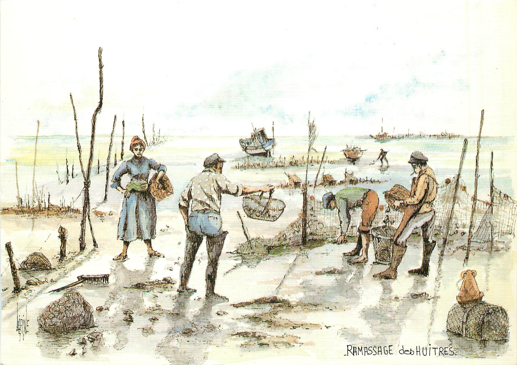 CPM Charente Maritime Aquarelle originale de Robert Lepine 