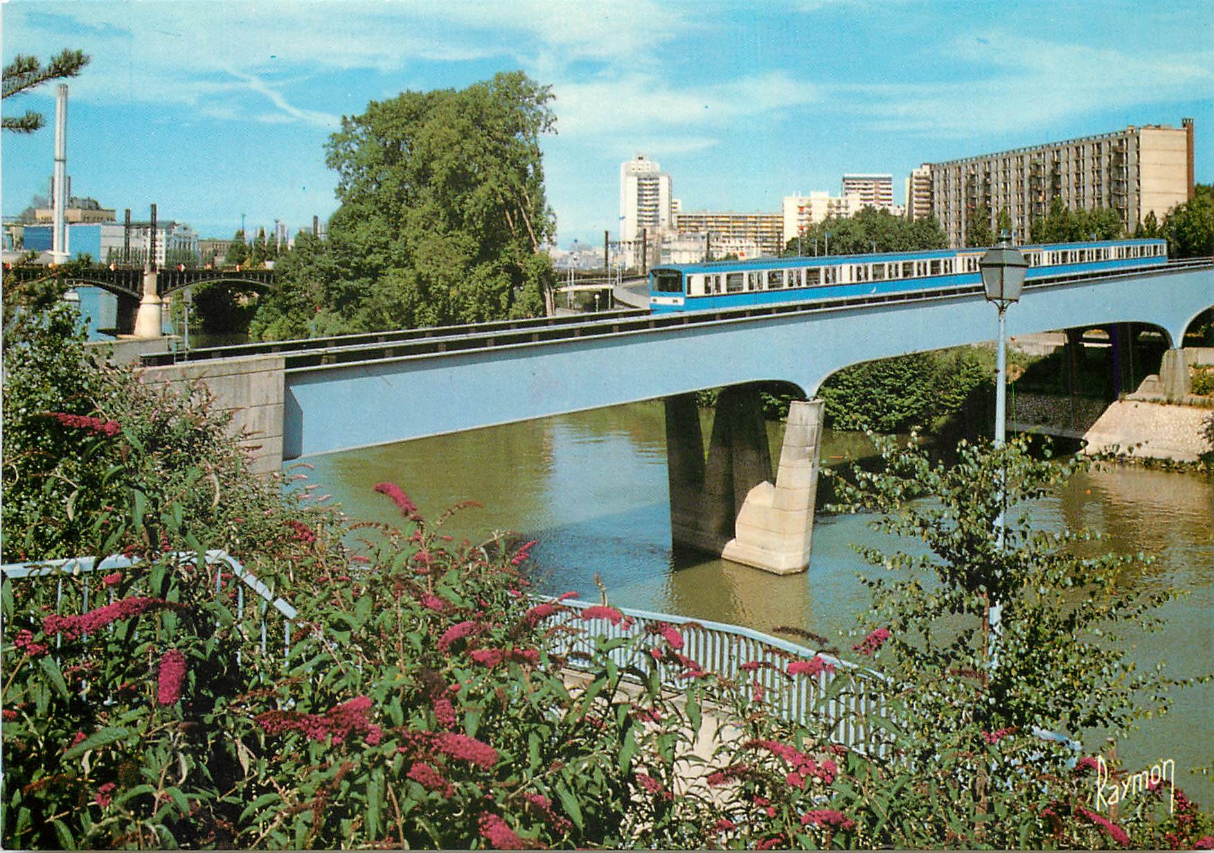 CPM Images de France Maisons Alfort Charenton La Marne au pont de Charenton  Metro