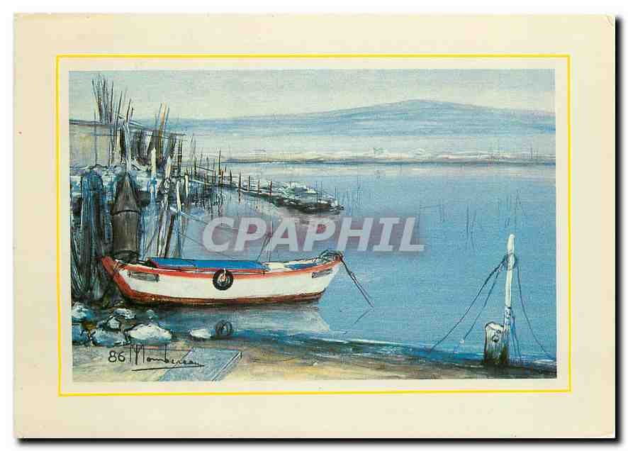 CPM Etang Gouache de Michel Tombereau 