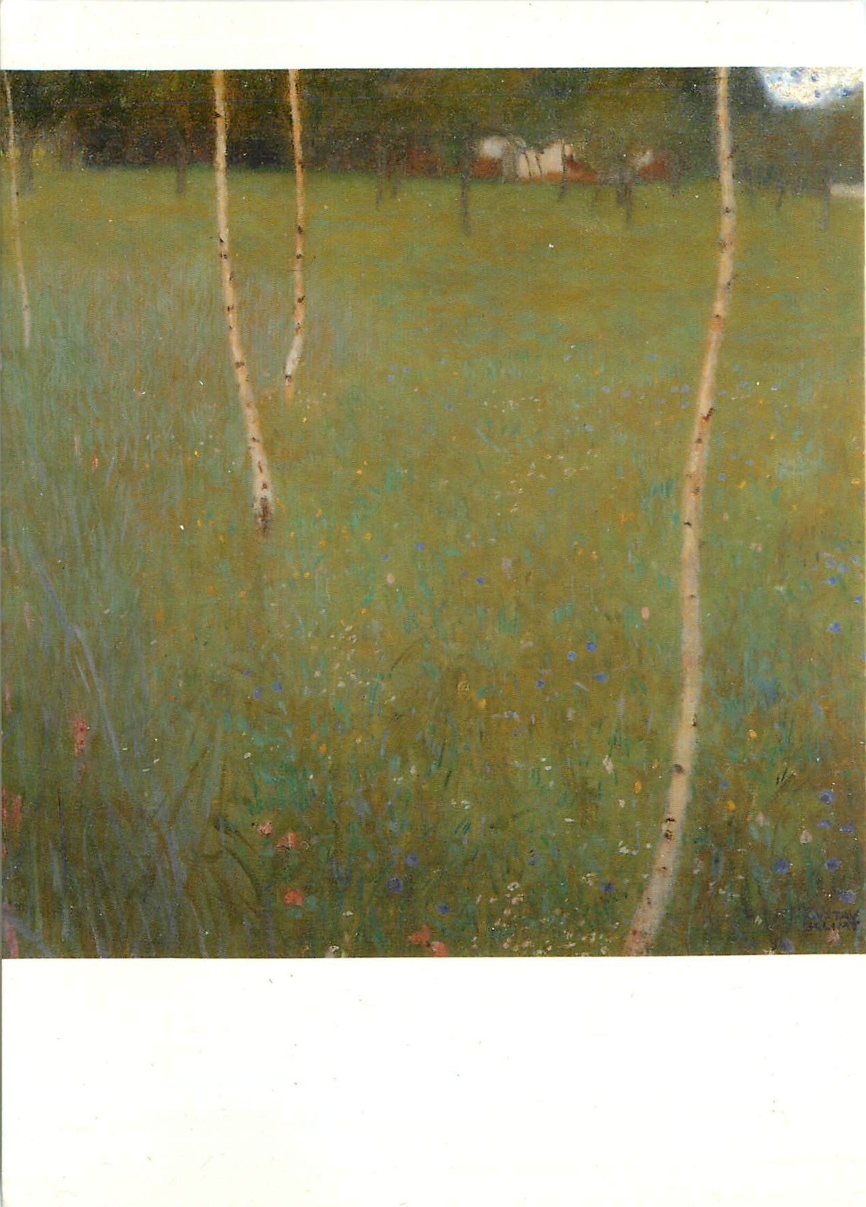 CPM Gustav Klimt 1862 1918 Bauernhaus Mit Birken 