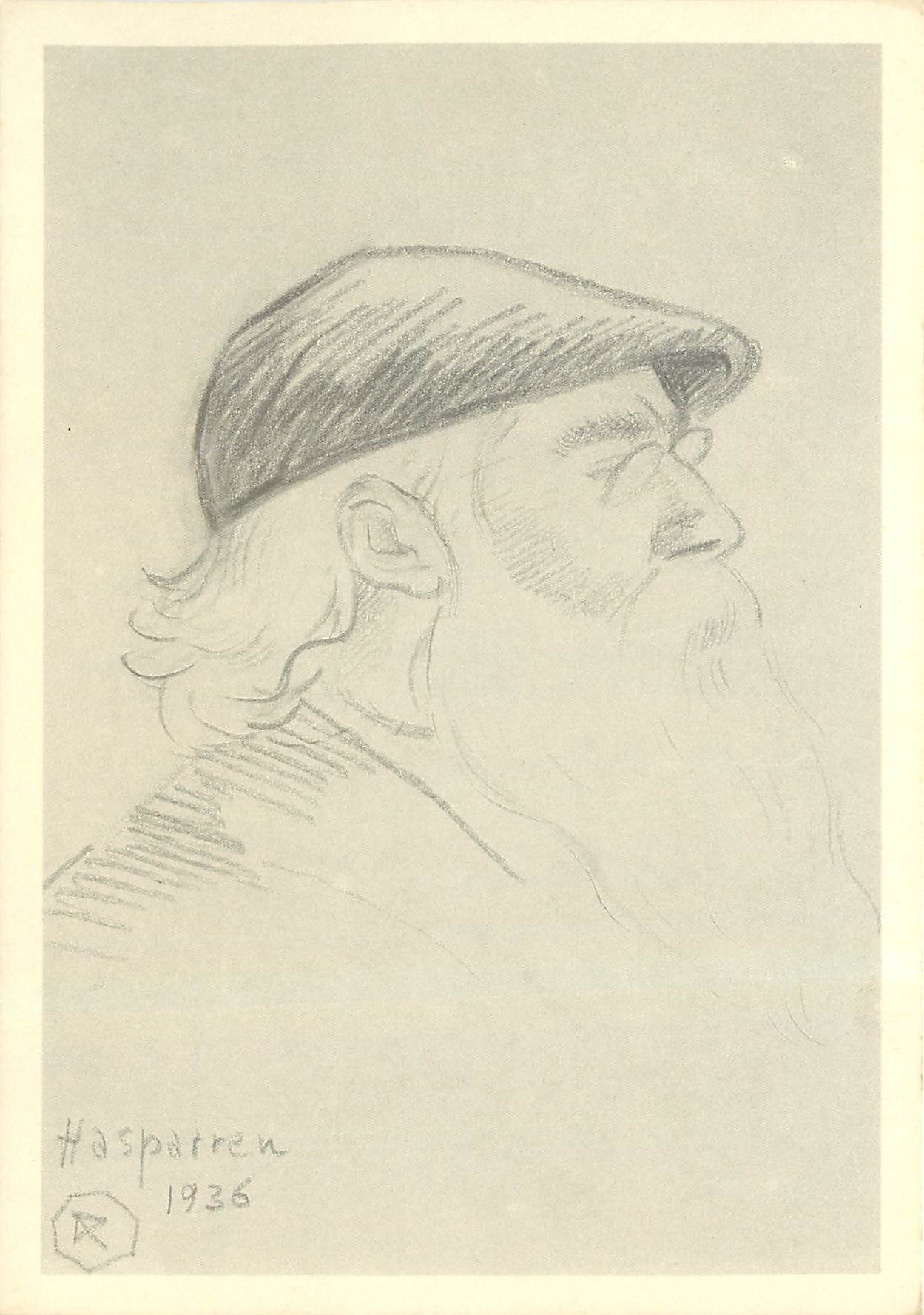 CPM Ramiro Arrue 1892 1971 Portrait de Francis Jammes 