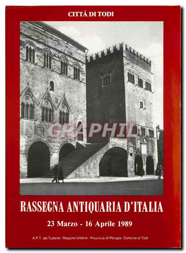 CPM Citta di Todi Rassegna Antiquarian d'Italia 