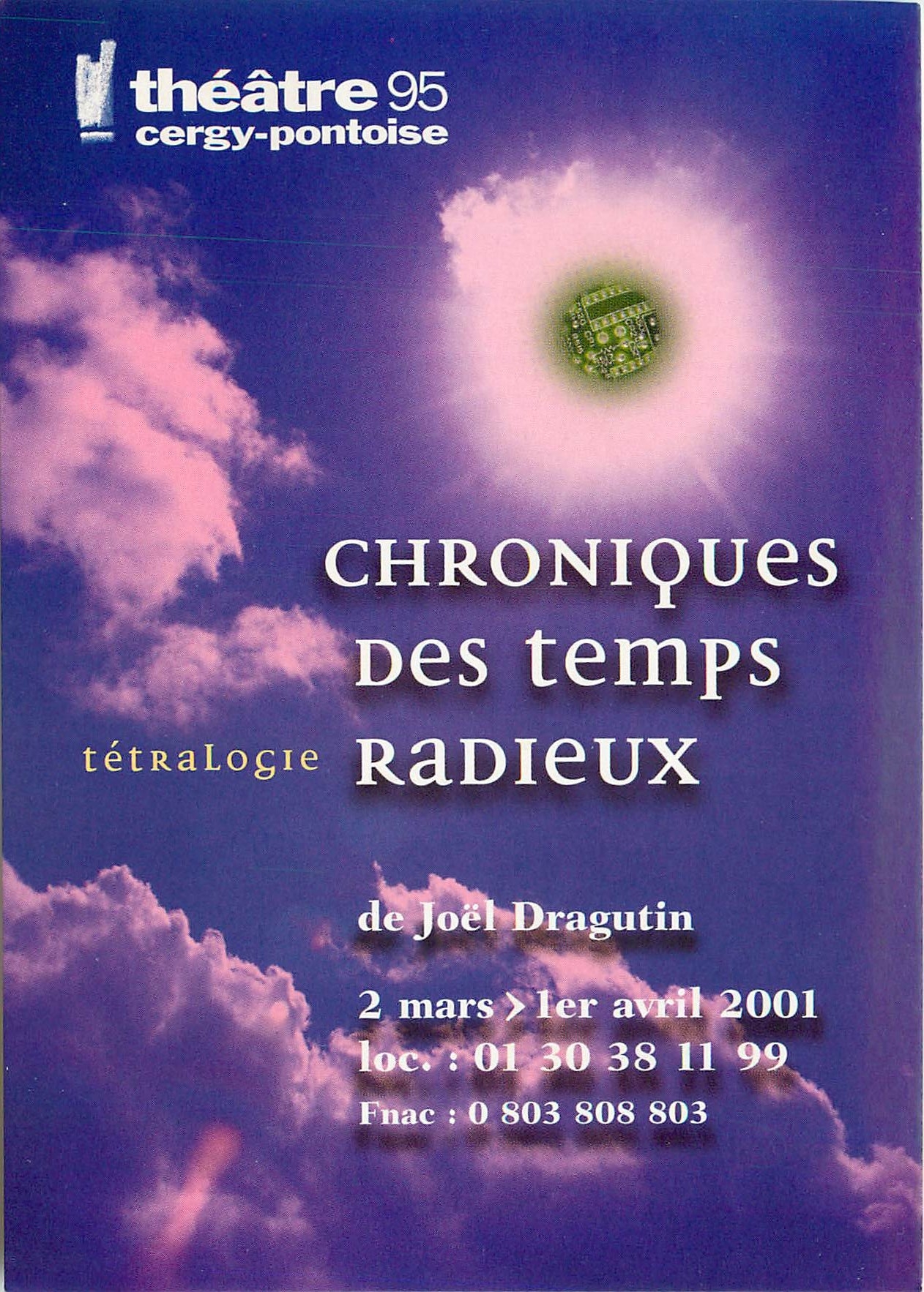 CPM Chroniques des temps Radieux Joel Dragutin Cergy Pontoise