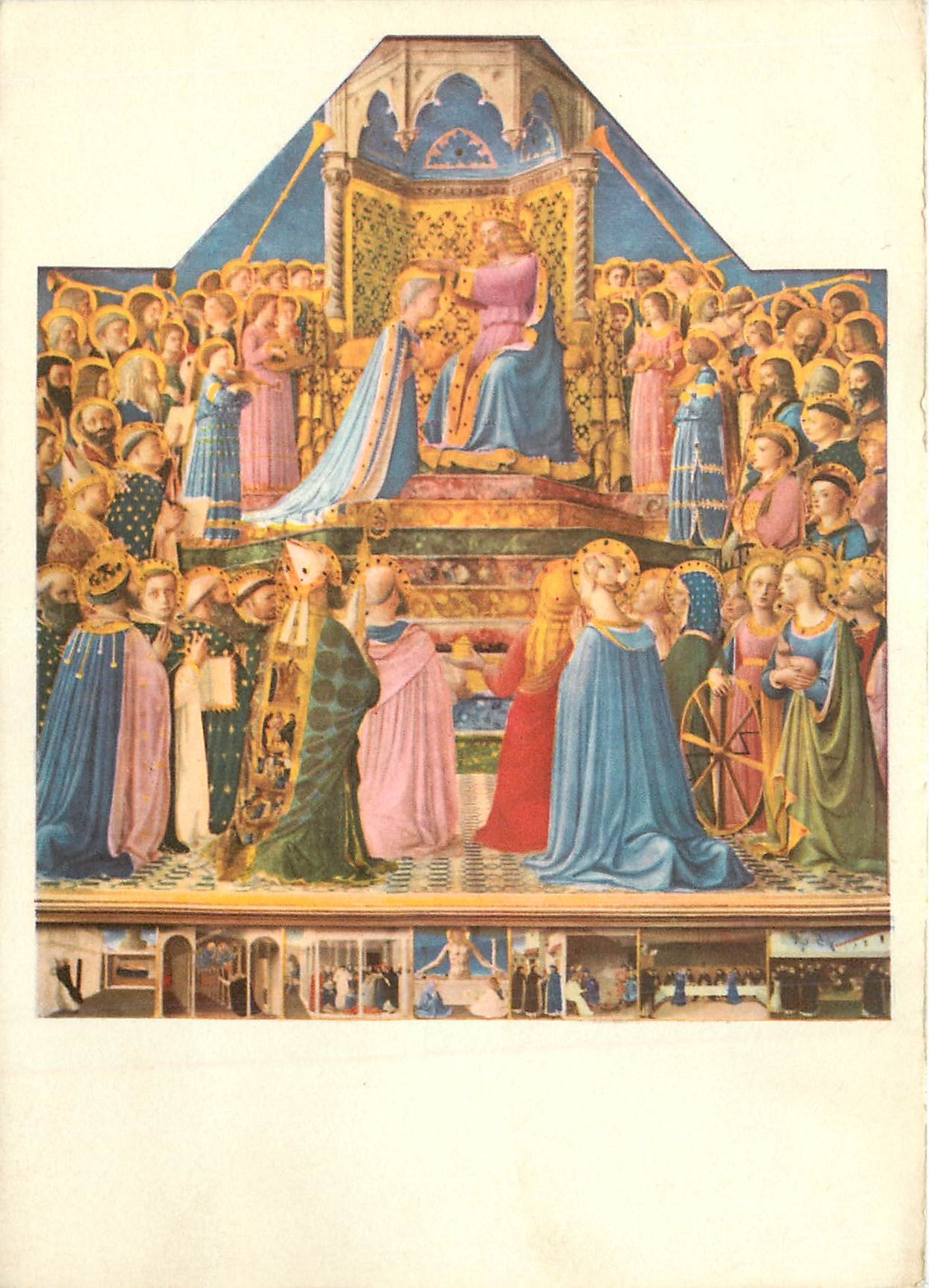 CPM Peinture Italienne Guido di Pietro do Vicchio dir Fra Angelico Musee du Louvre 