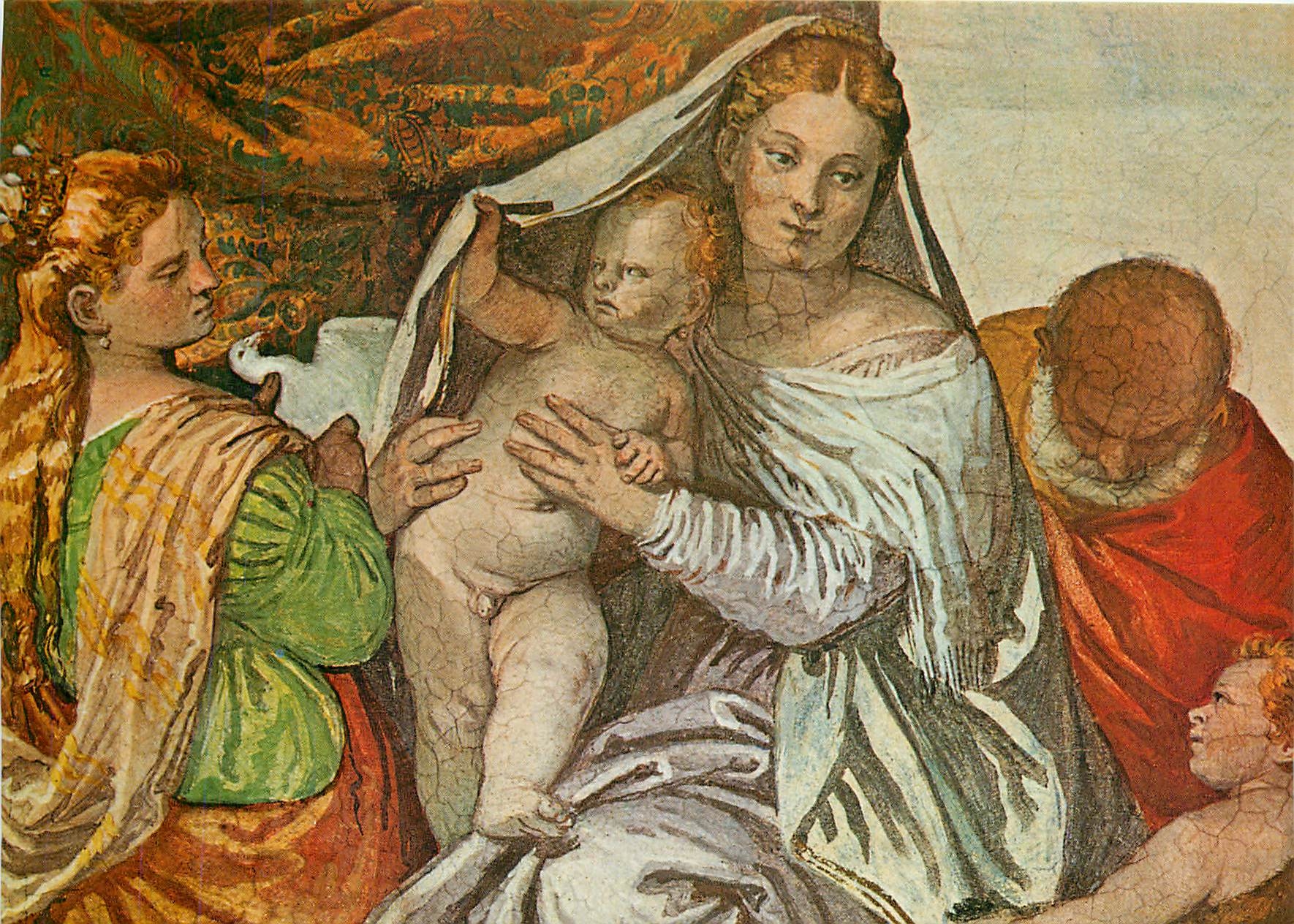 CPM Villa di Maser Paolo Veronese Stanza del Cane 