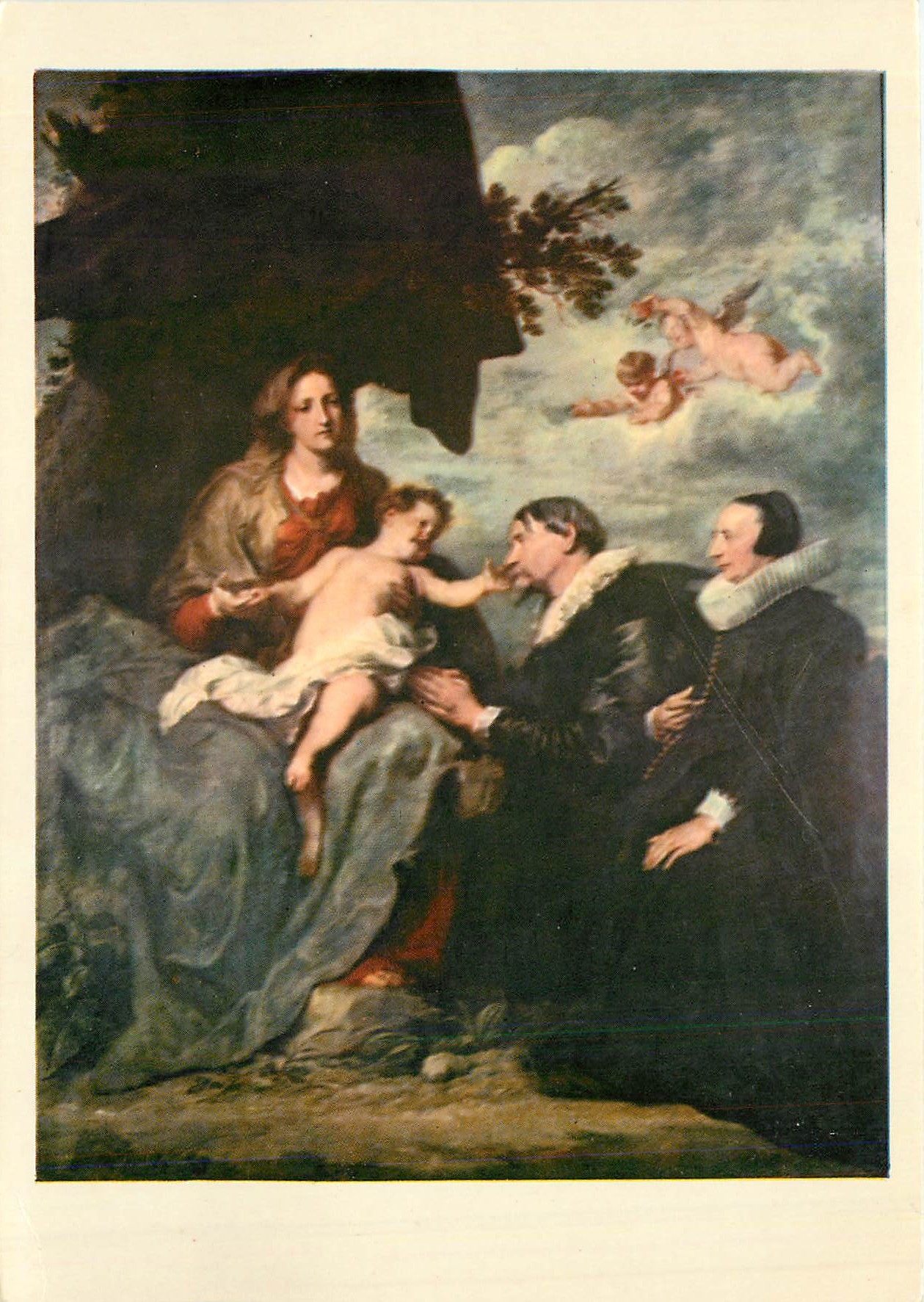 CPM Les Chefs d'Ceuvre du Musee du Louvre Antoine Van Dyck 1599 1641 