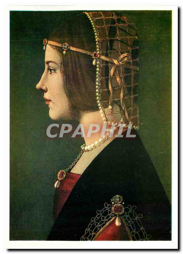 Béatrice d'Este — Portrait de profil — Verlag Leo Bandschand, Wettitingen/Schweiz, n° 5414
