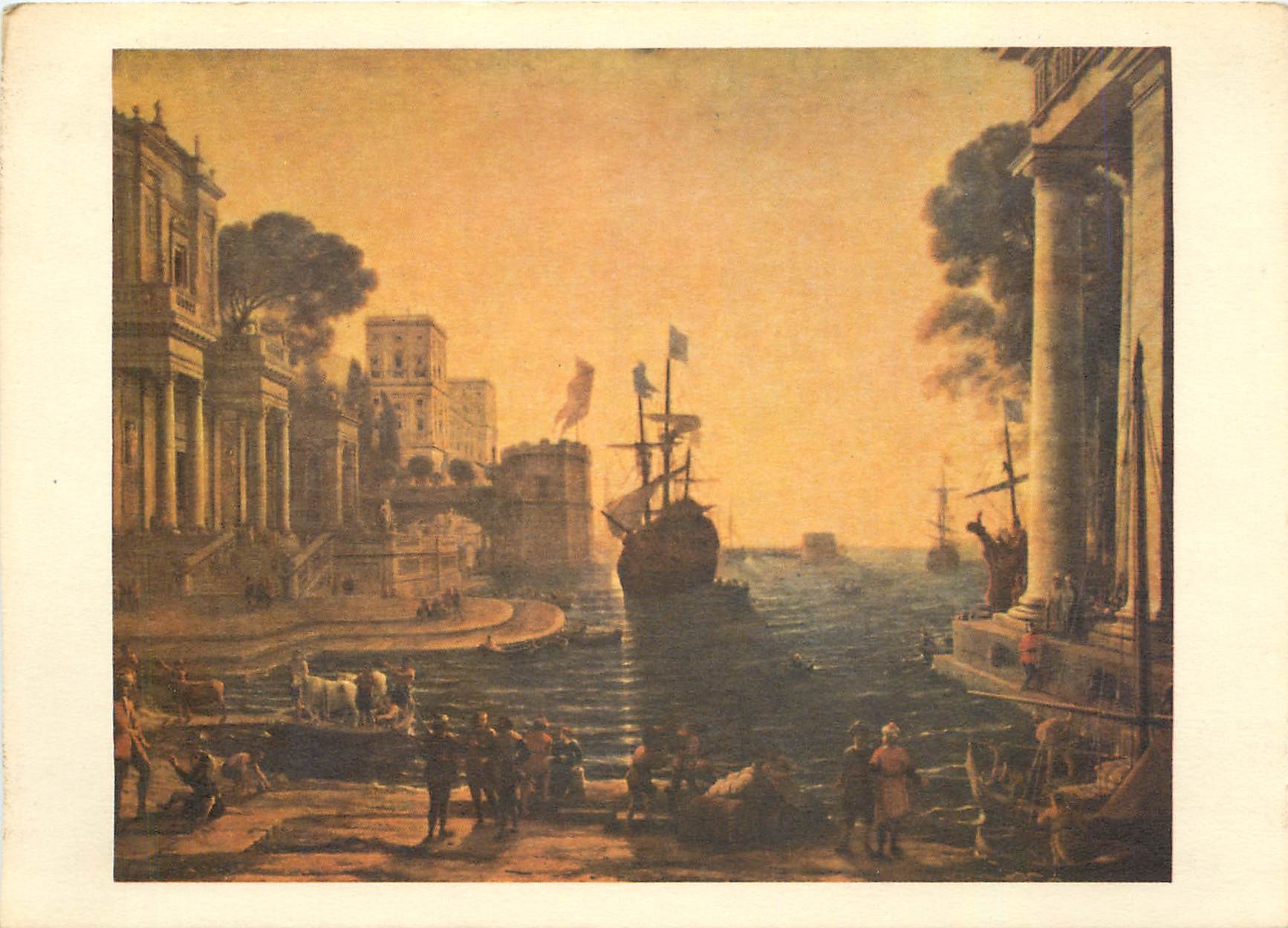 CPM Peinture Francaise Le XVII Siecle Claude Gelee dit le Lorrain 1600 1682 Musee du Louvre 