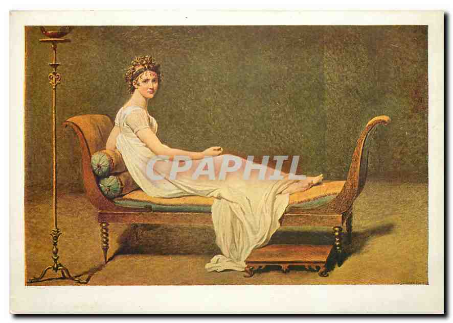 CPM Jacques Louis David Portrait de Mme Recamier 1748 1825 