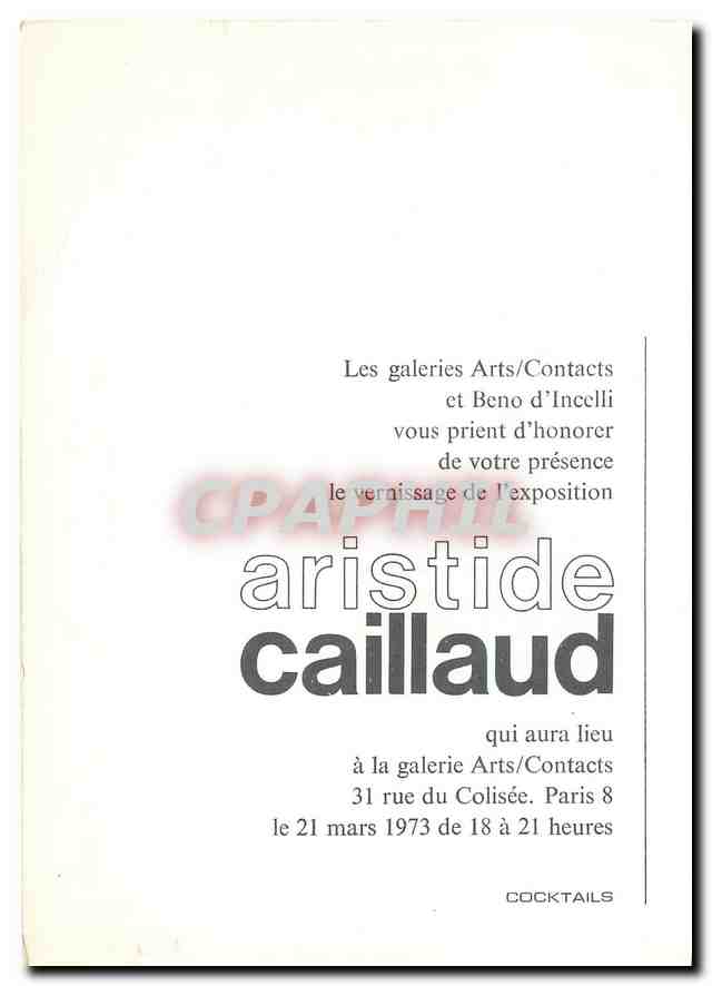 CPM Arbres et lacs Les galeries Arts Contacts  — Rückseite