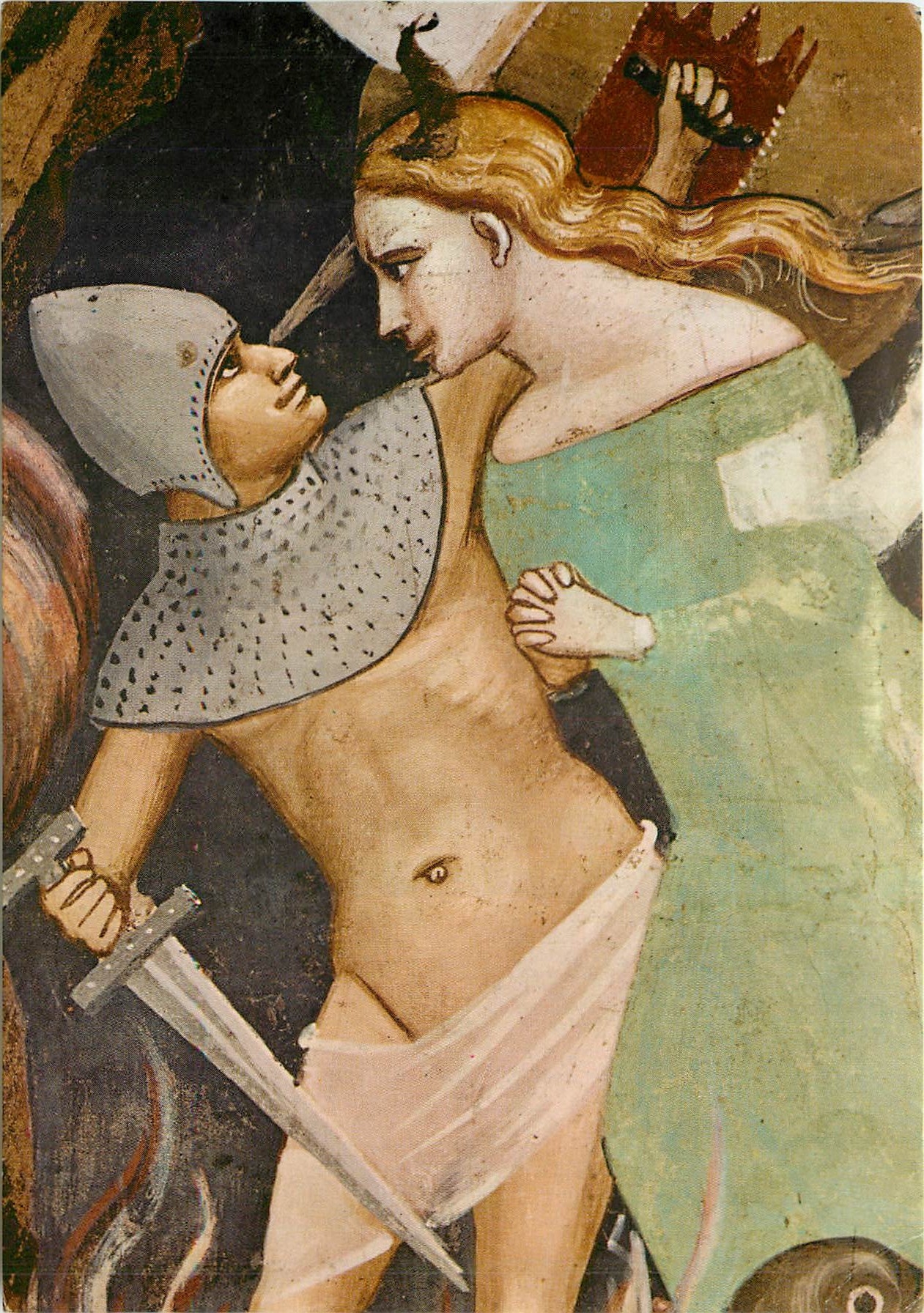 CPM Orcagna Inferno Musee dell'Opera di Santa Croca Florence 