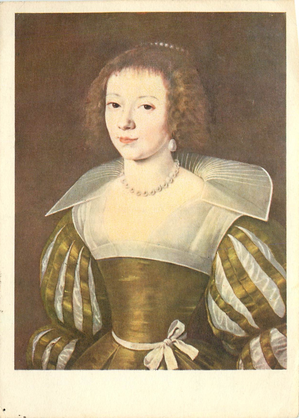Portrait de femme — XVIe siècle — Daniel Dumonstier (1574-1646) — Éditions de la Loterie Nationale, Série C