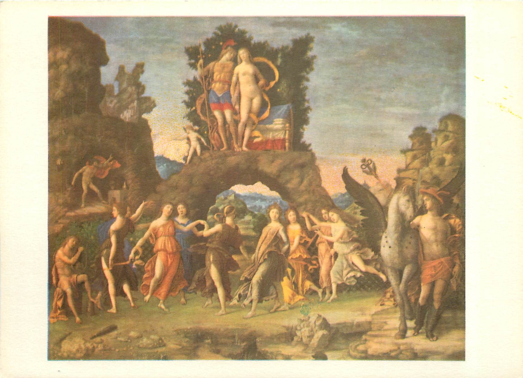 CPM Peinture Italienne XIII XIV Siecle Andrea Mantegna Musee du Louvre 