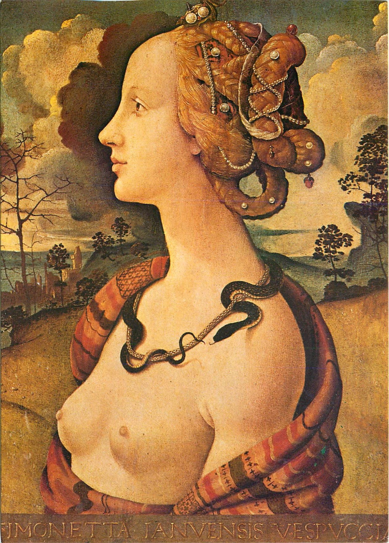 CPM Chantilly Oise Simonetta Vespuci Piero di Cosimo Musee Conde Chantilly 