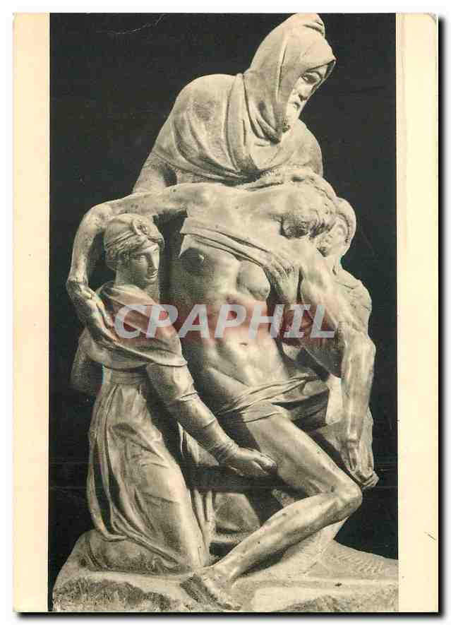 CPM Michael Ange La Pieta du Dome de Florence 