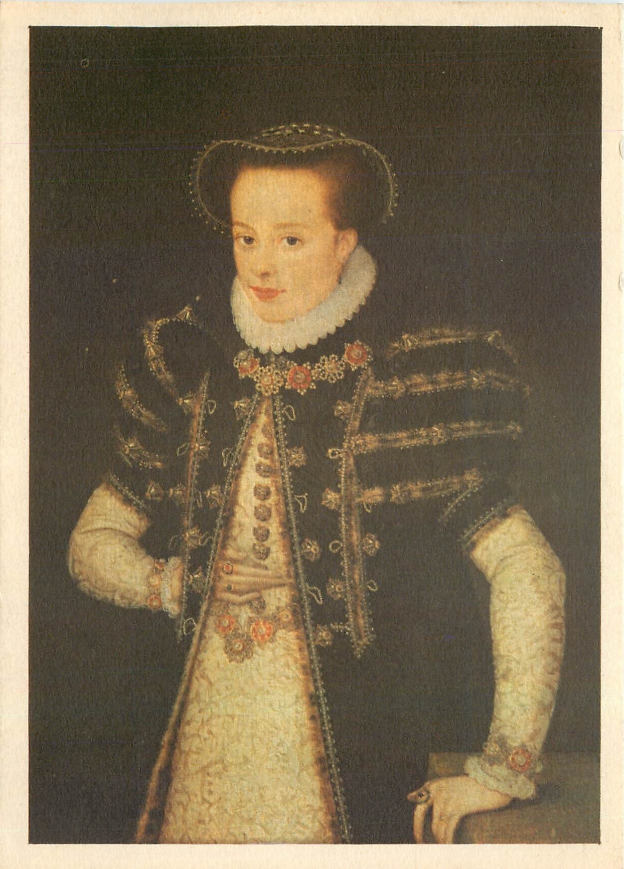 CPM Les Chefs d'Ceuvre du Musee de Lille Francois Clouet 1510 1572 Portrait de femme 