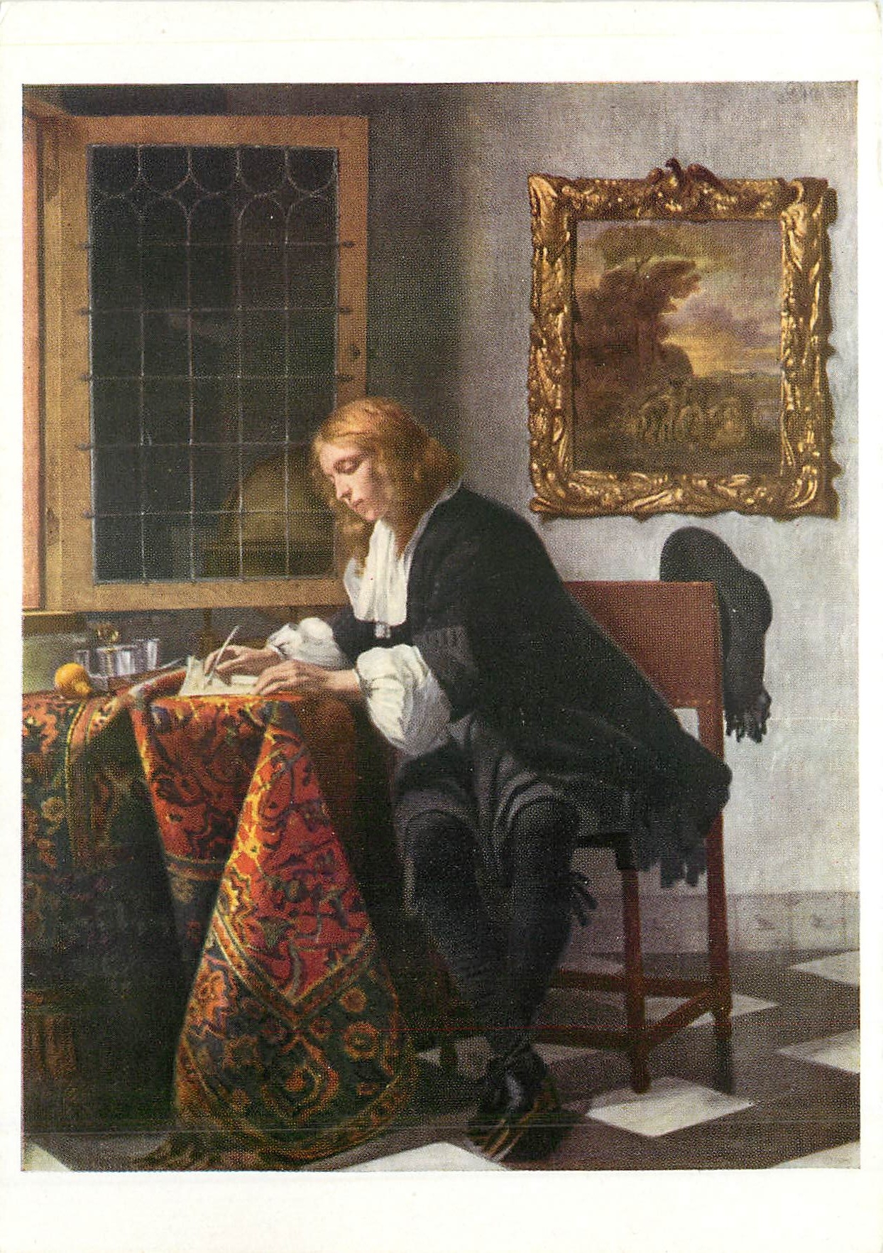 CPM Gabriel Metsu 1630 1667 The Letter Writer 