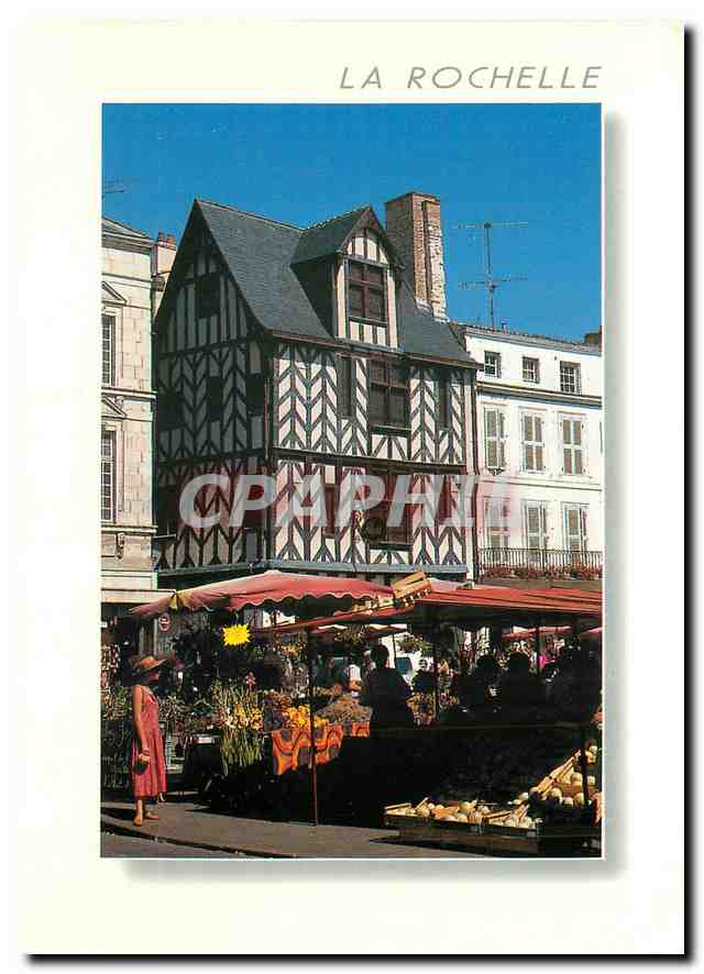 CPM La Rochelle Charente Maritime Maison a colombage du centre ville 