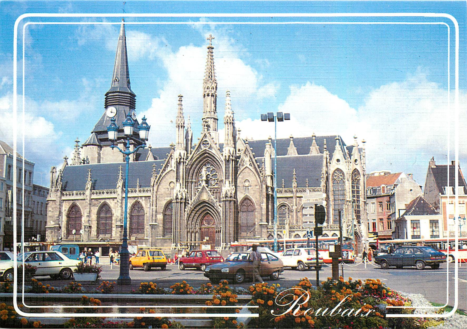CPM Roubaix Eglise Saint Martin Regard sur le Nord France 