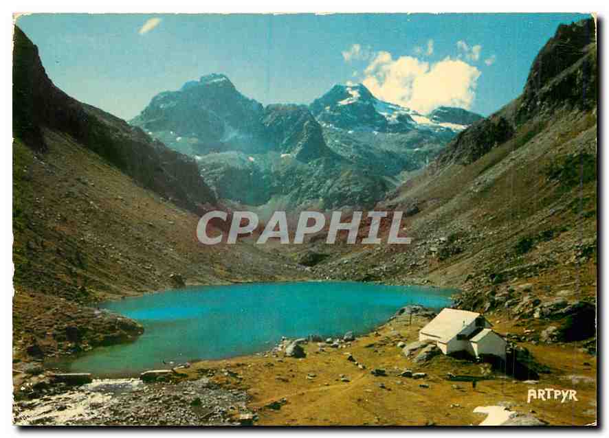 CPM Cauterets HP L'Hotellerie et le Lac d'Estom 