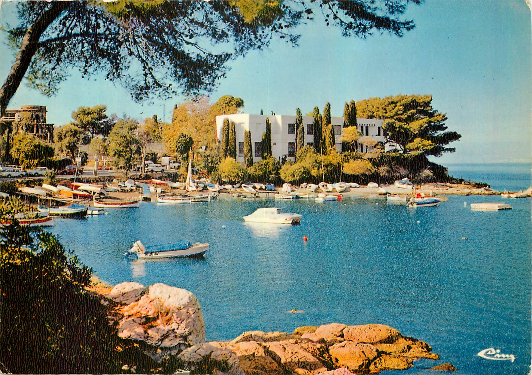 CPM Juan les Pins Alp Mar Le Cap d'Antibes Le port de l'Olivette 