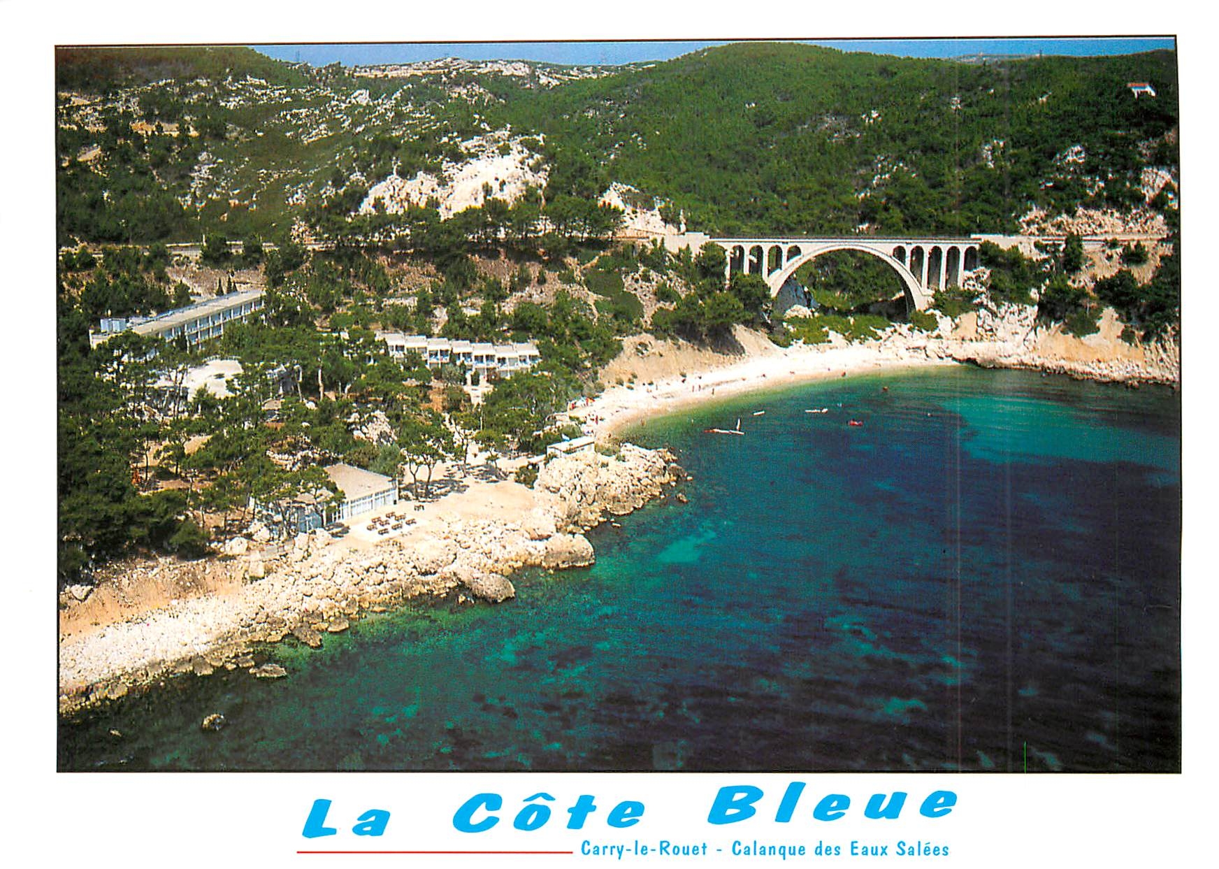 La Côte Bleue — Carry-le-Rouet - Calanque des Eaux Salées — éditeur AS de Cœur