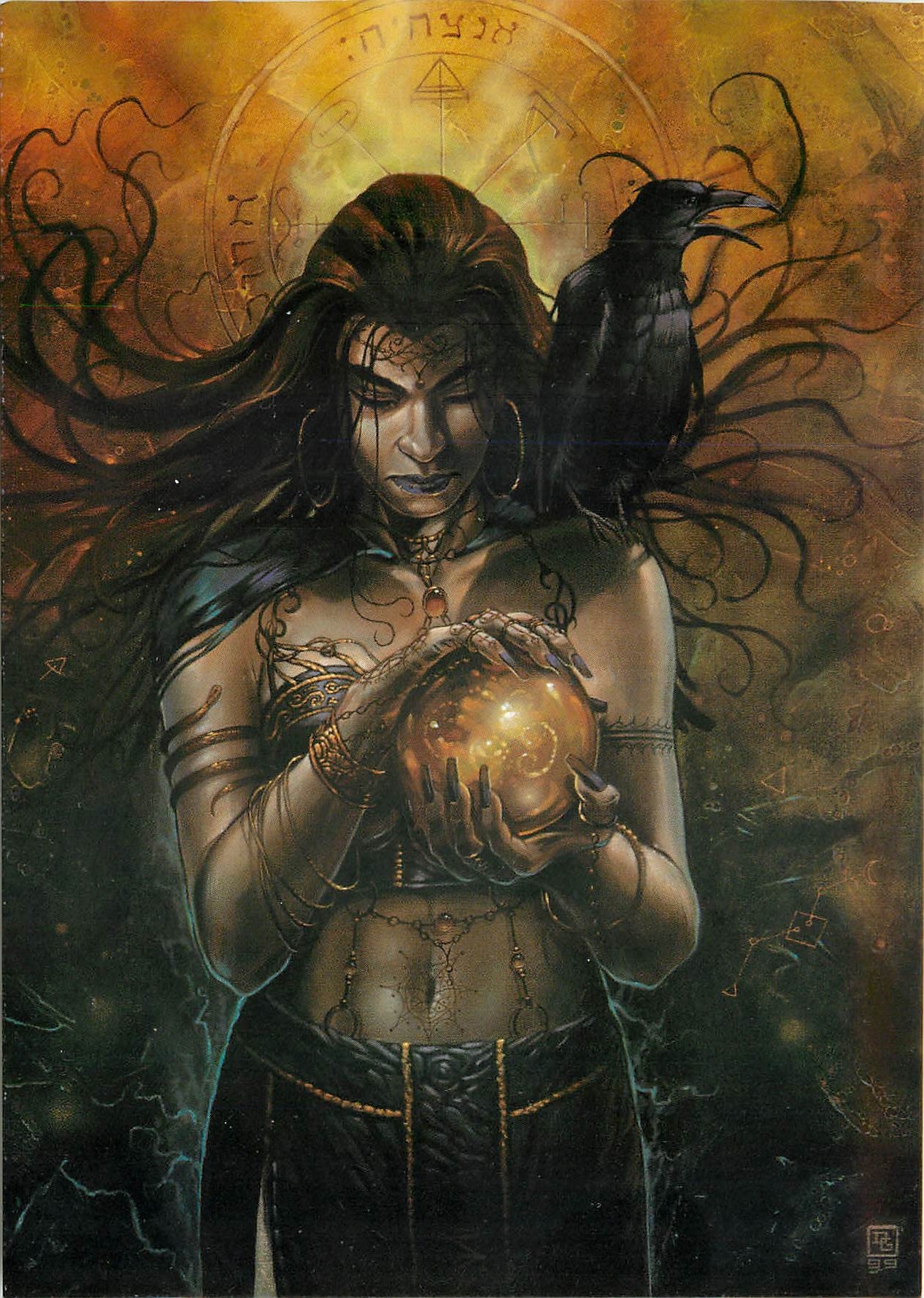 CPM Legendes Arthuriennes Morgane grande magicienne et demisoeur d'Arthur 