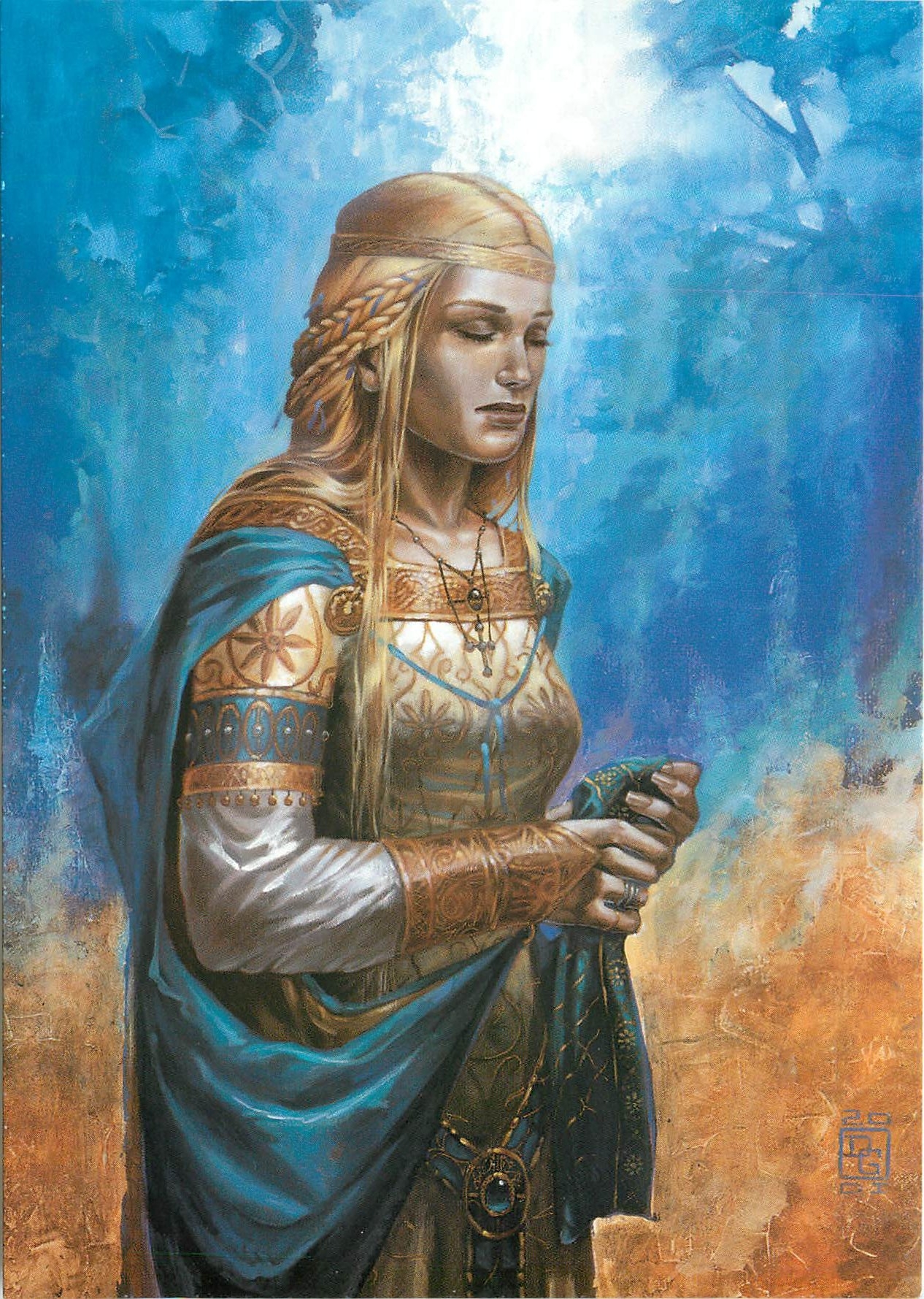 CPM Legendes Arthuriennes Guenievre epouse du roi Arthur 