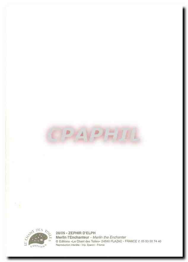 CPM Merlin l'Enchanteur  — Verso