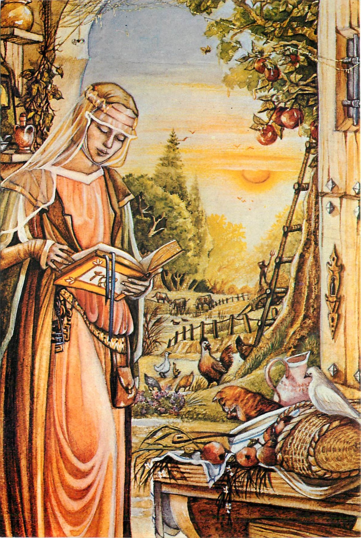 CPM Septembre Vierge Florence Magnin 