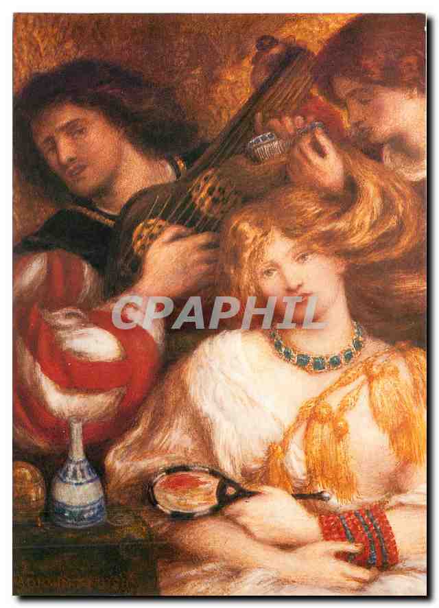 CPM Dante Gabriel Rossetti British Museum Londra 