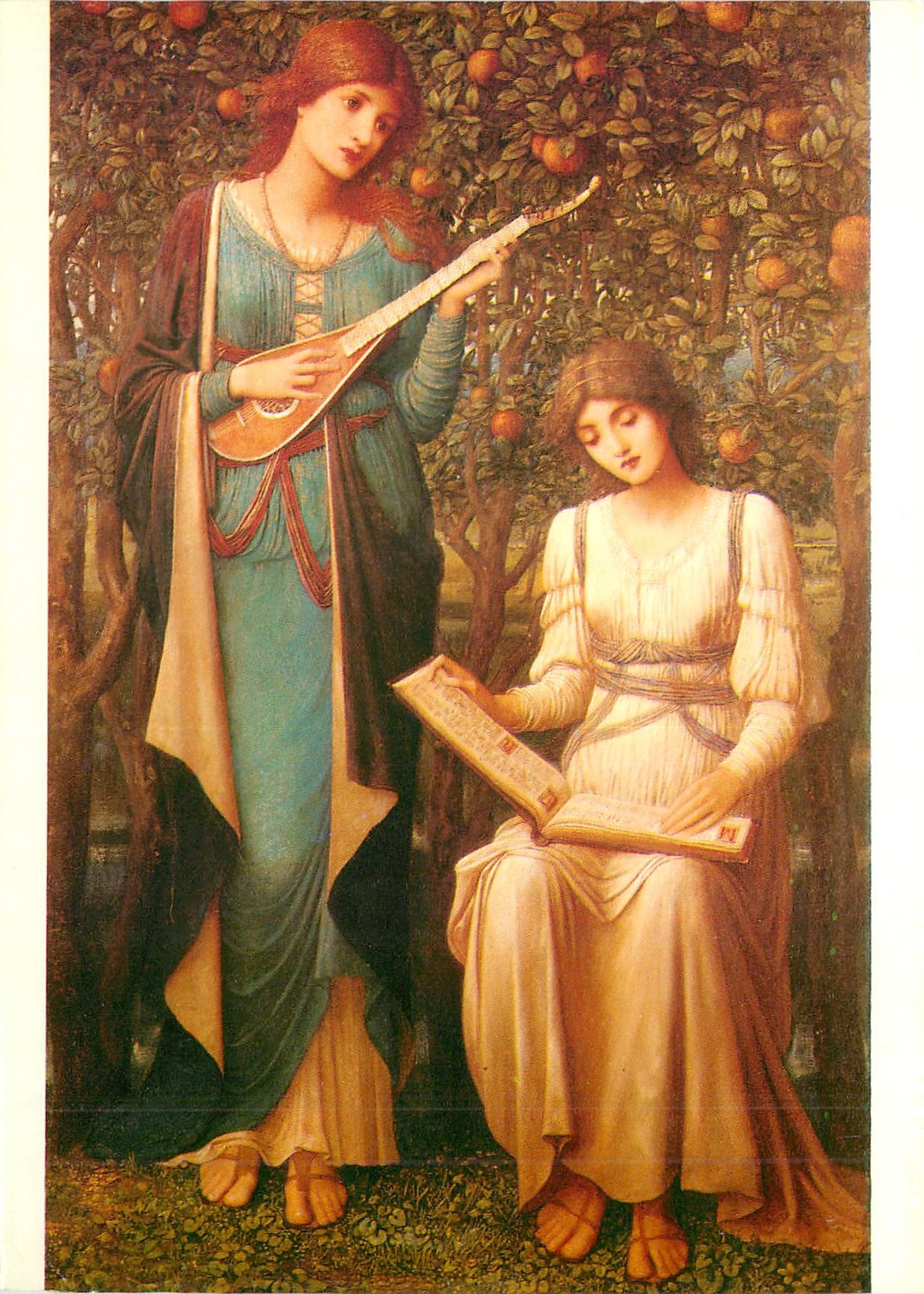 When Apples Were Golden — John Melhuish Strudwick — The Medici Society Ltd., London