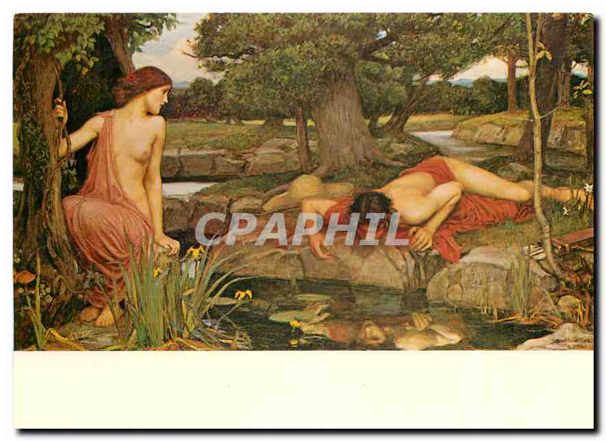 CPM Walker Art Gallery Liverpool Echo Narcissus 1903 