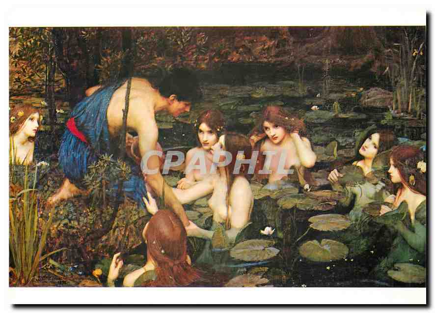 CPM Hylas and the Nymphs John William Waterhouse RA 1849 1917 