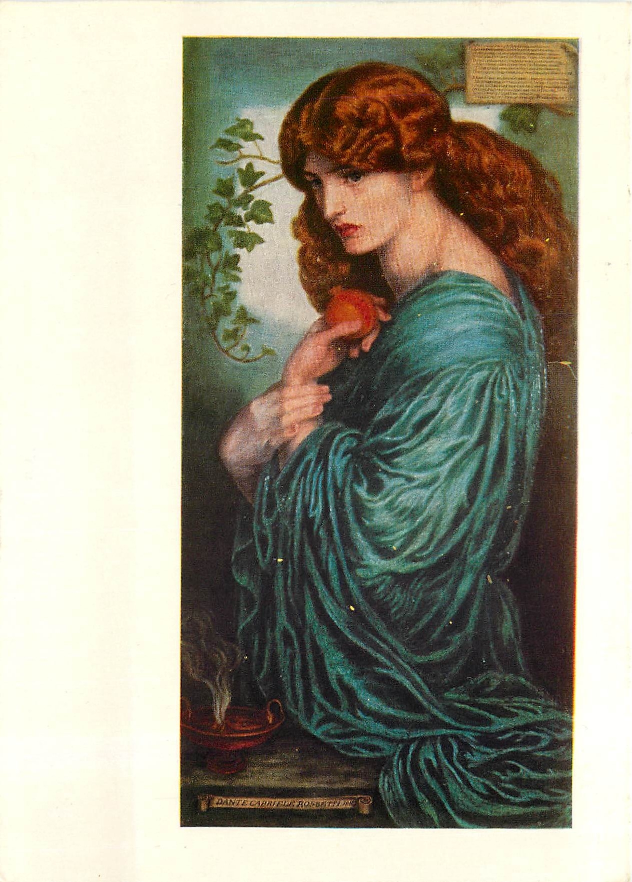 CPM Proserpine Dante Gabriel Rossetti 1828 1882 In the City Museum and Art Gallery Birmingham 