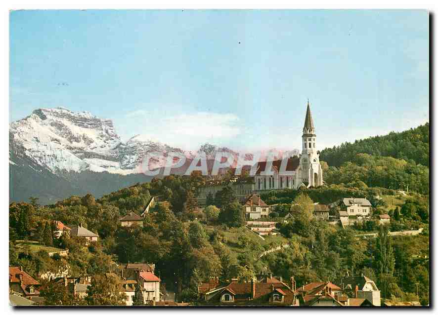 CPM Annecy Basilique de la Visitacion et la Tournette 
