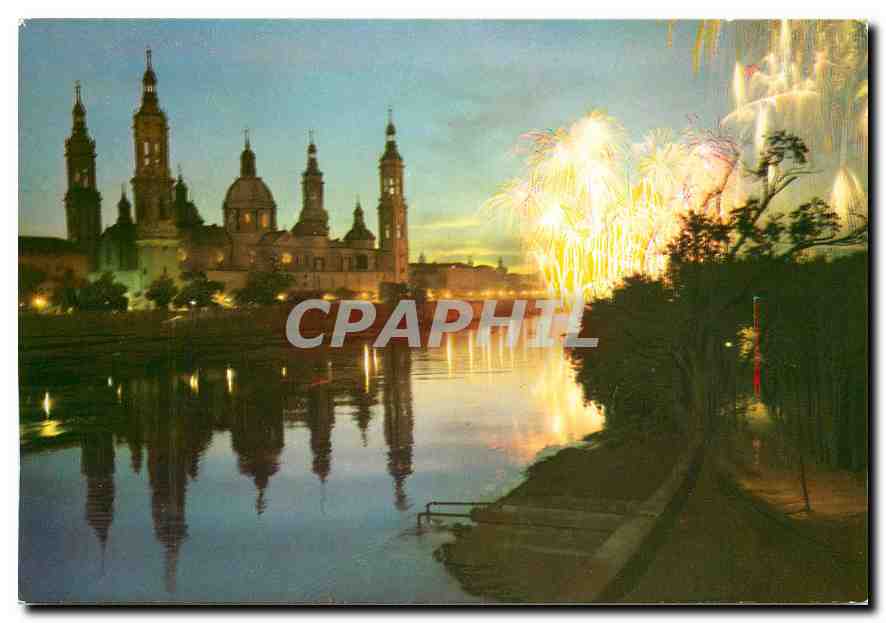 CPM Zaragoza Nocturno Basilica del Pilar 
