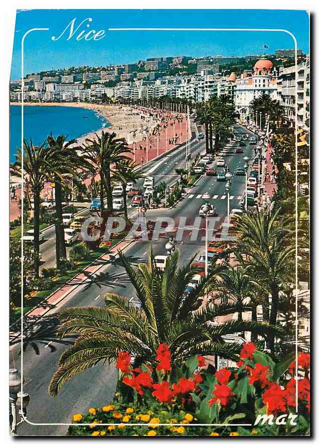 CPM La Cote d'Azur French Riviera Nice La Promenade des Anglais 