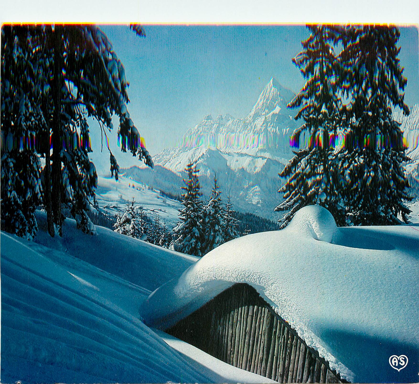 CPM Hiver dans nos montagnes Bien a l'abri sous son manteau 