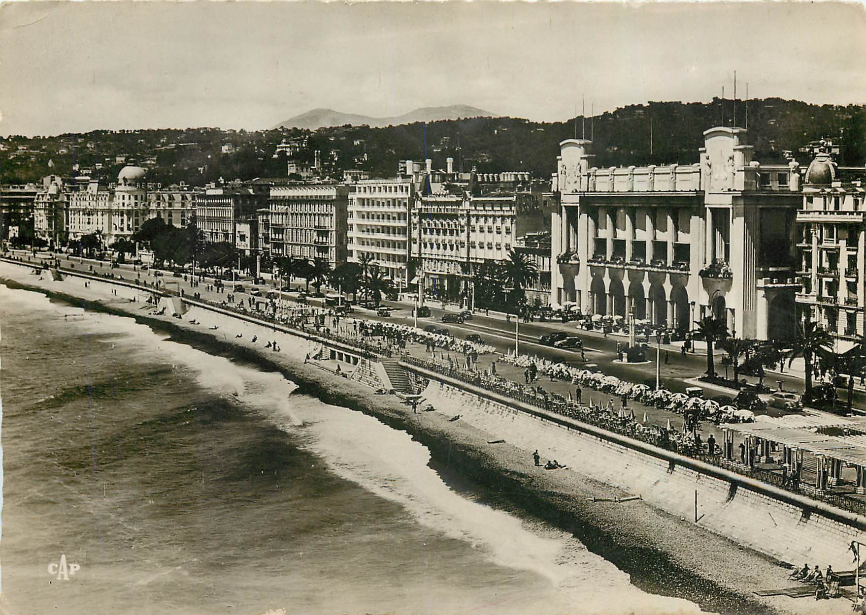 CPM Nice Palais de la Mediterranee et la Promenade des Anglais 