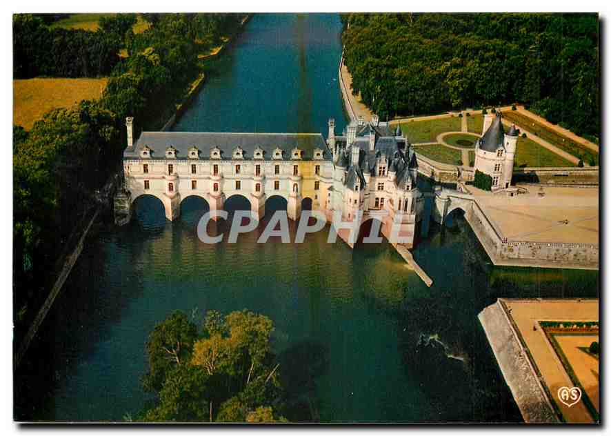 CPM Chateaux de la Loire Chenonceau L et L Le Chateau et les jardins 