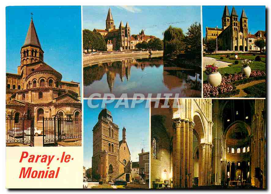 Paray-le-Monial — vue panoramique — Éditions 'La Cipriane' n°71.342.35