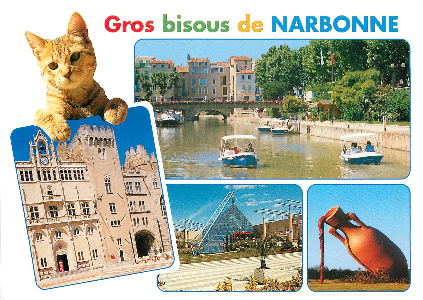 CPM Gros bisous de Narbonne Aude France 