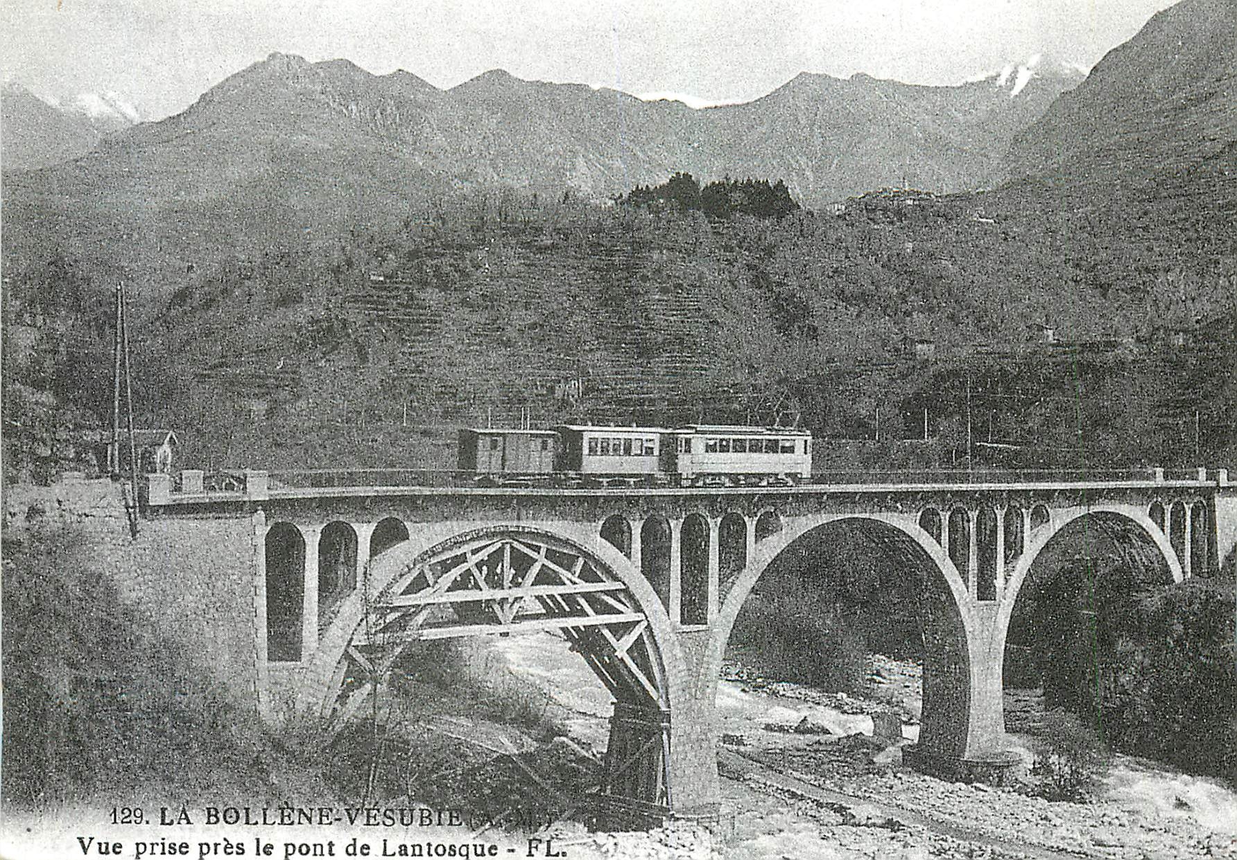CPM La Bolllene Vesubie Vue prise pres le pont de Lantosque 
