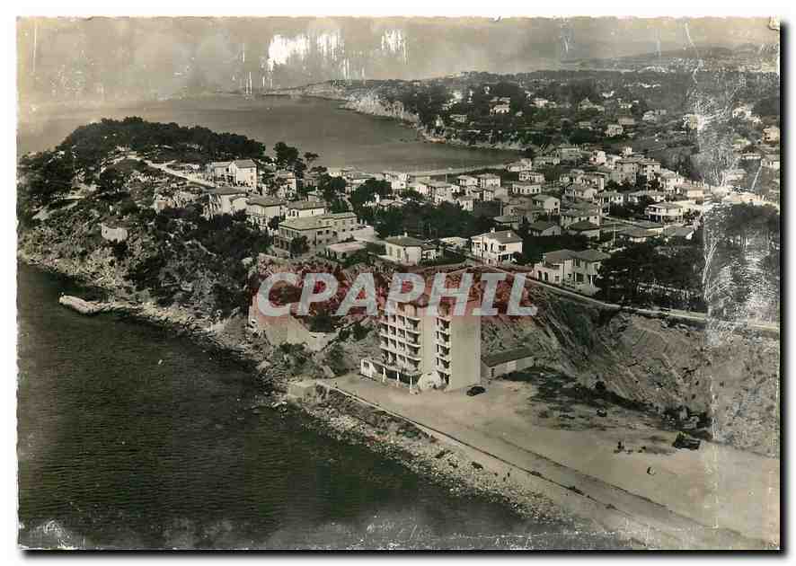 CPM Sanary Var Les Roches Rouges vue aerienne 