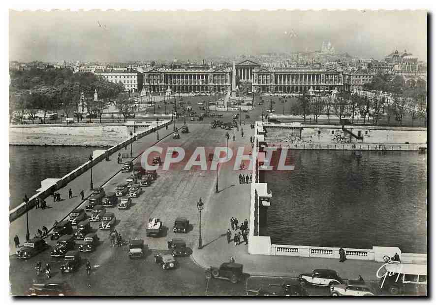 CPM Paris et ses Merveilles Pont et place de la Concorde 