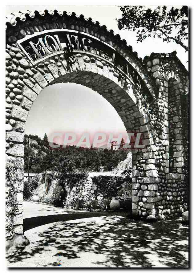 CPM Molitg les Bains PO L'entree de l'Etablissement thermal et le Chateau 